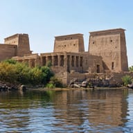 Philae Temple by boat