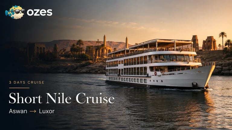 Short Nile Cruise Aswan to Luxor – 3 Days