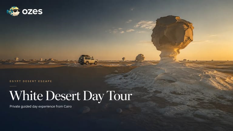 White Desert Day Tour from Cairo