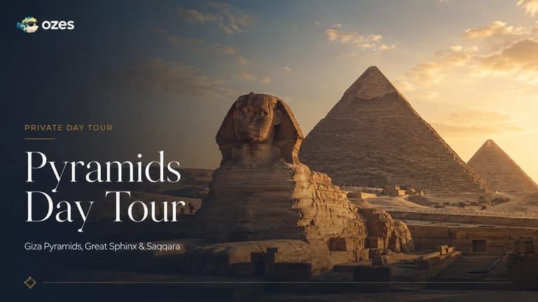 Pyramids Day Tour: Giza, Saqqara and Memphis