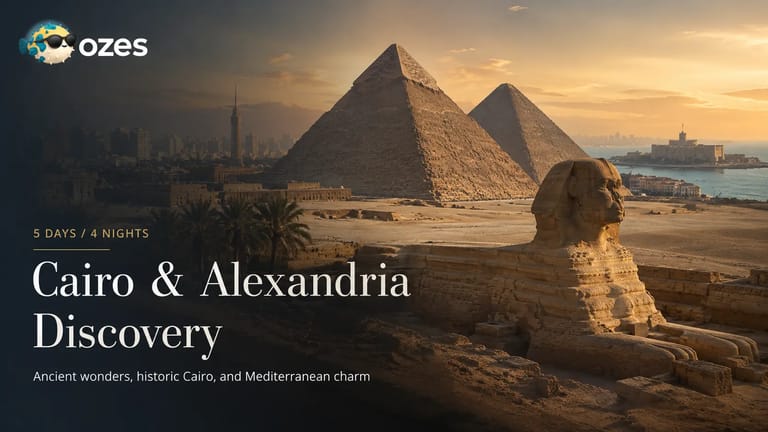 Egypt Group Cairo & Alexandria Discovery Tour